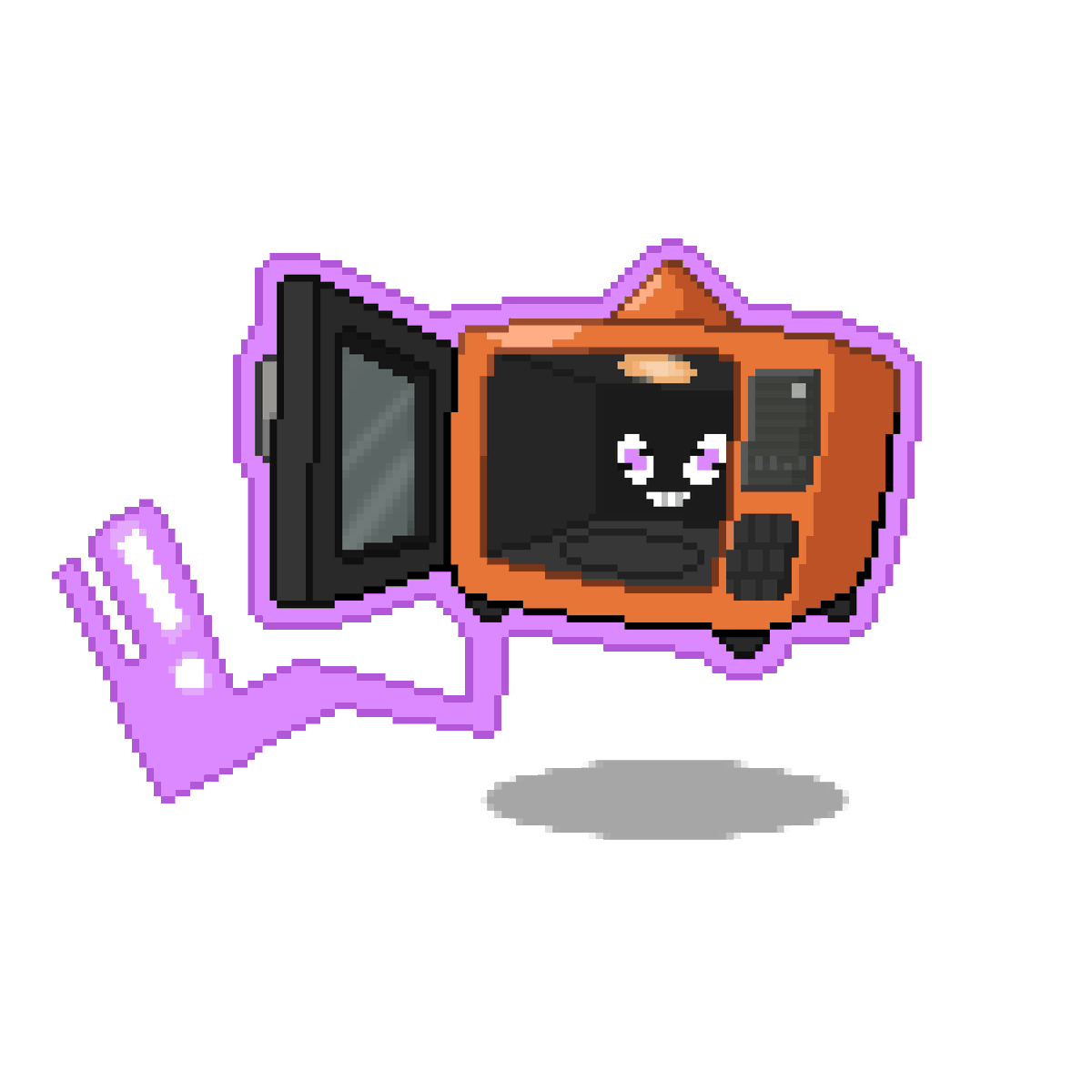 Axo_Knight64's tweet photo. Here's my Rotom for PragMagik's competition "Rotom Zap" an Electric/Poison type! you know cause "Radiation". Heres to another 50k! #Magikrotom50k https://t.co/aaZi5Jlf5w