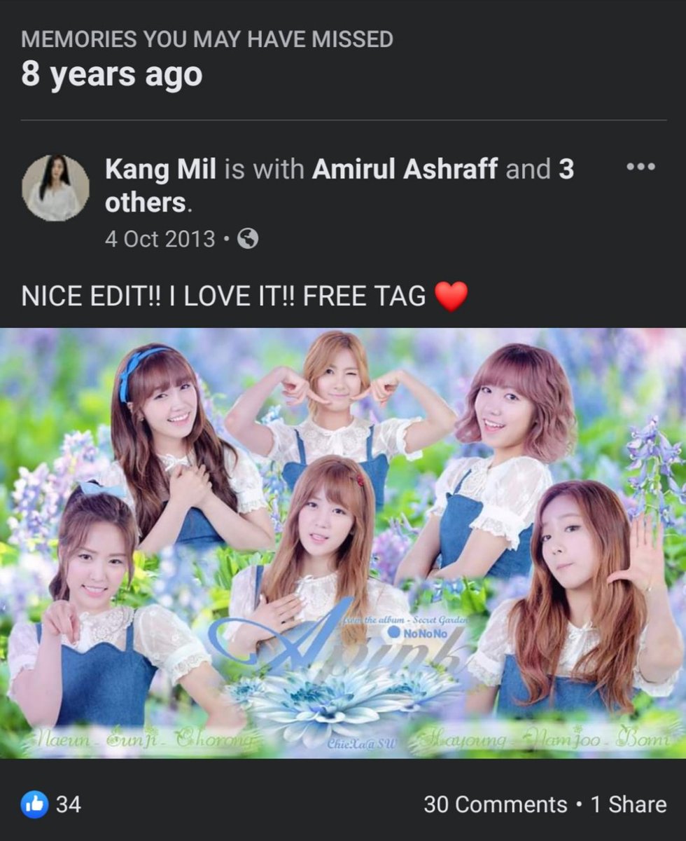 Kafakhri08's tweet photo. I dont need to prove to anyone but yess thats how long I am with Apink. https://t.co/PnEs8srTgt