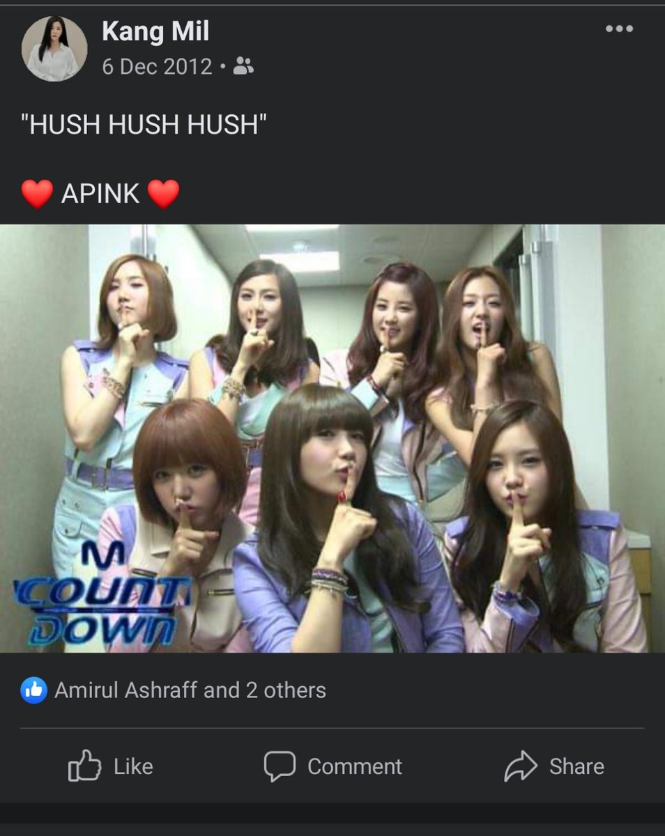 Kafakhri08's tweet photo. I dont need to prove to anyone but yess thats how long I am with Apink. https://t.co/PnEs8srTgt
