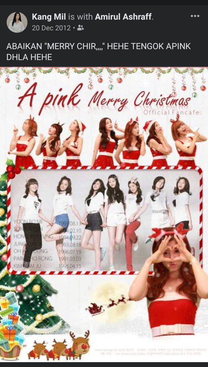 Kafakhri08's tweet photo. I dont need to prove to anyone but yess thats how long I am with Apink. https://t.co/PnEs8srTgt