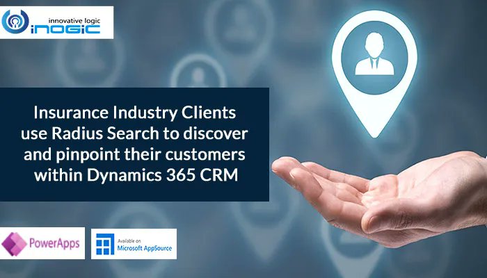 Maplytics's tweet image. Check out how insurance clients can be discovered using the #radiussearch feature within #Dynamics365 CRM 

buff.ly/3L84lfy 

#insurance #clientservice #dynamics365 #mapping #routeoptimization #MSDyn365 #CRMData #Dynamics365CRM #mobilemaplytics