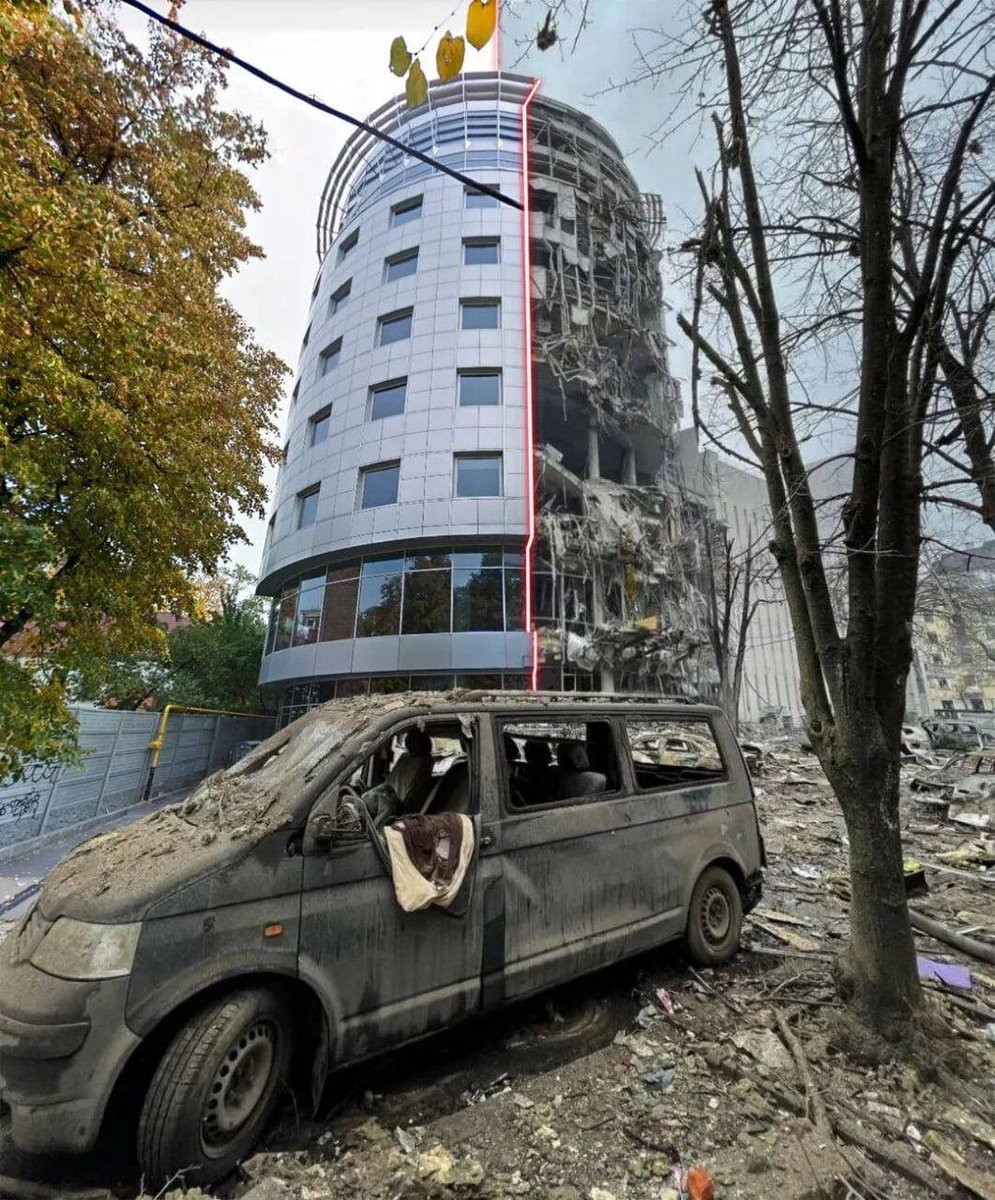 ukraine_world's tweet photo. Ukrainian cities before and after the Russian invasion #StopRussianAggression https://t.co/5fdP55VR7q