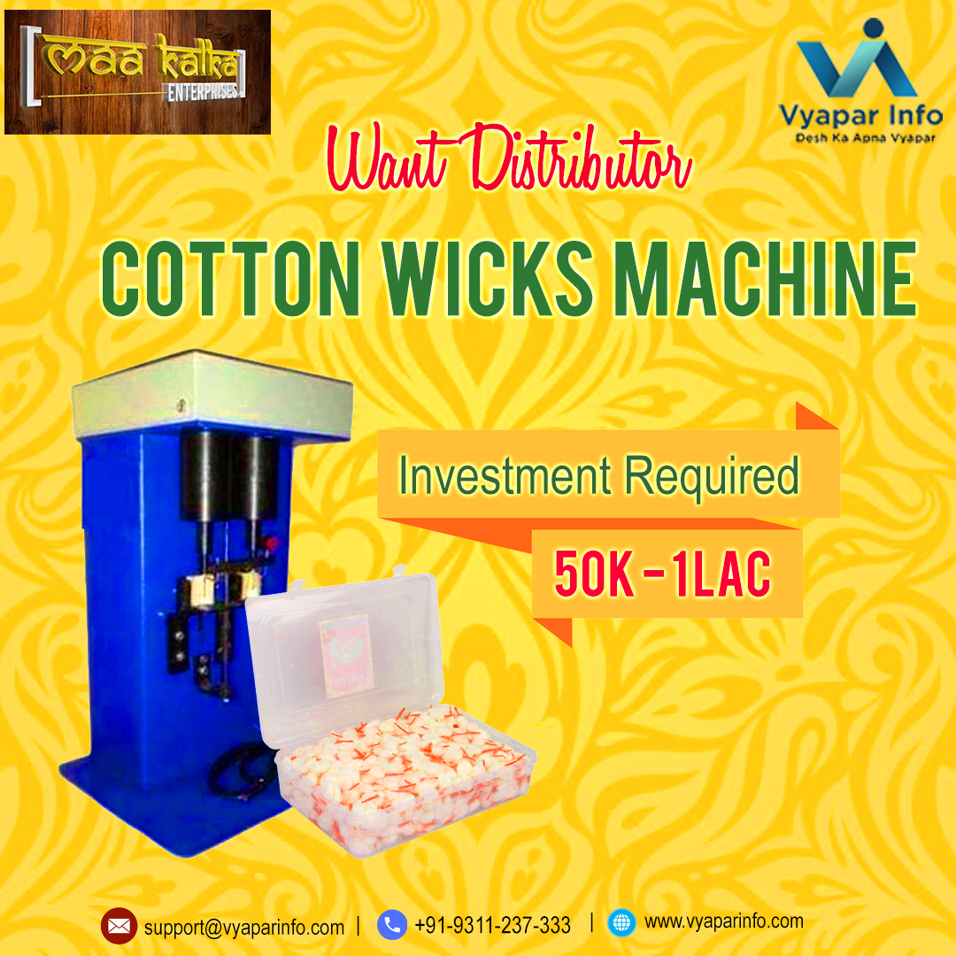 Vyaparinfo's tweet photo. Looking for Distributorship/Bulk Buyer for Maa Kalka Enterprises Interested people can share their contact details to grab this #BusinessOpportunity.
#vyaparinfo #vyaparinfoindia 
#cottonwicks #colorcottonwicks #whitecottonwicks #safeforusage #longcottonwicks #roundcottonwicks https://t.co/KvcYsRVP7l