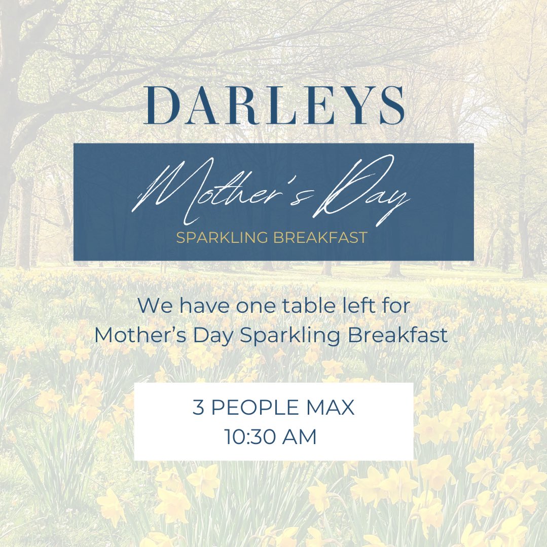 ✨DM or email info@darleys.com to book!✨