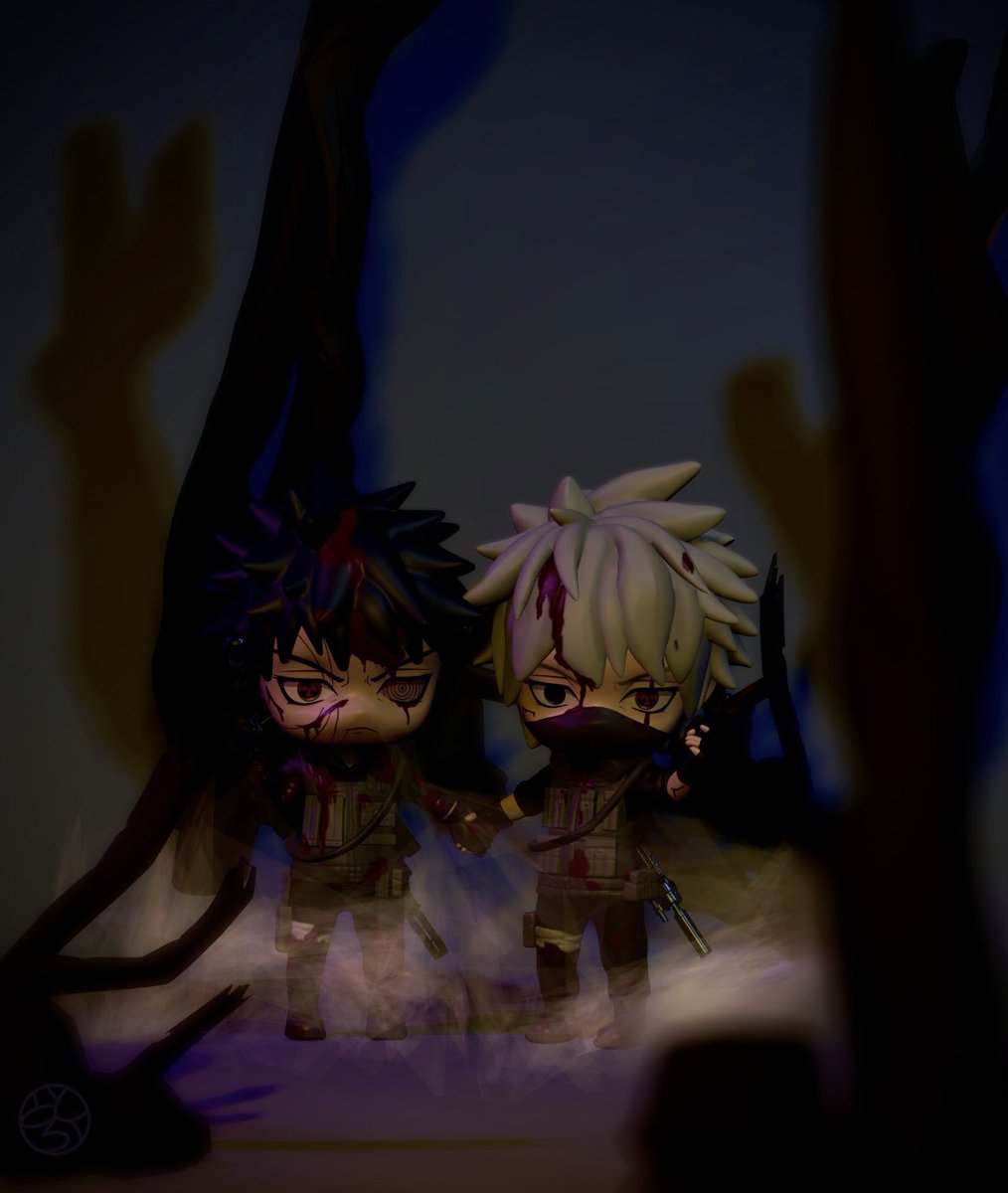 GinBreadMilk's tweet photo. Fanart 3D modelling, does anyone know what kind of material would have a better result for printing this kind of figure? 

#naruto #kakashi #obito #obikaka #obkk #3dmodelling #3dart #fanart https://t.co/iiPgGpaadC