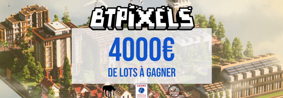 EndorahCreation's tweet photo. Le weekend continue, venez réaliser la quête Ademe et construire votre maison éco-responsable pour tenter de gagner 4000€ de lots ! 🎁
IP : 👉 https://t.co/3RP63Gr9Gp👈
Version : 1.17.1
3 bons FNAC de 500€, des bons steams de 100€ #BTPixels 👷 #BTP https://t.co/9ElEPx7xPa