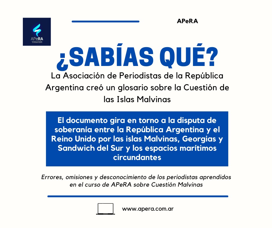 Periodistas argentinos le piden al Reino Unido y a la ONU el fin del colonialismo vetusto en las islas Malvinas y en todo el mundo  - Apera.com.ar