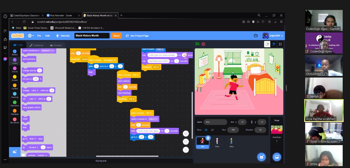 coderdojoapexnc's tweet photo. Our mission for NAC, is to provide opportunities for youth members to take leadership roles to help grow and run our volunteer-led community. We hope to one day transition to a club run by the youth and for the youth.
#CoderDojo https://t.co/CGYn8xxiqm