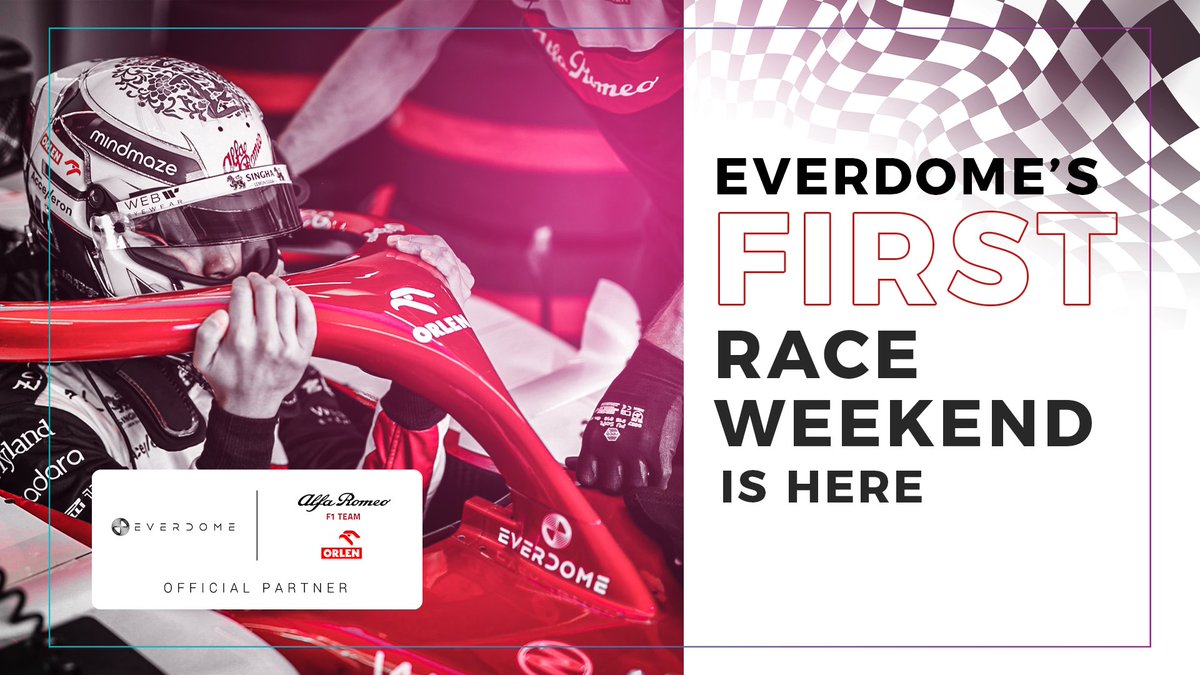 🏎 It's #F1 race weekend! To show our support and kick off our new partnership we're running a competition. 🏆 2x race passes + $1k 🥈 $2k DOME 🥉 $1k DOME Rules: ⓵ Follow @alfaromeoorlen ⓶ ❤️ & RT 👉 twitter.com/Everdome_io/st… 🏁Winners 📣 in 72 hours #TheJourneyHasBegun
