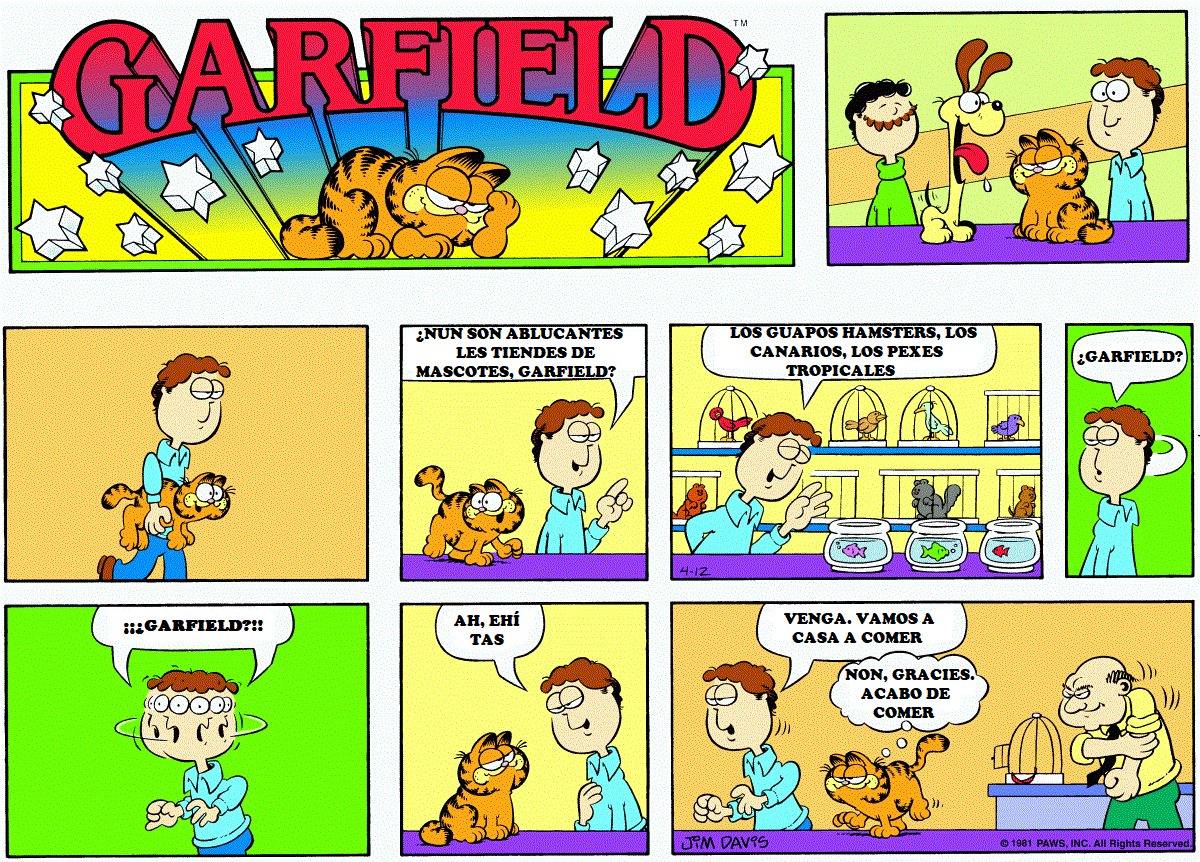 garfieldnastur1's tweet photo. #1029 Viñeta del 12 d'Abril de 1981 https://t.co/02cuyGWSfQ