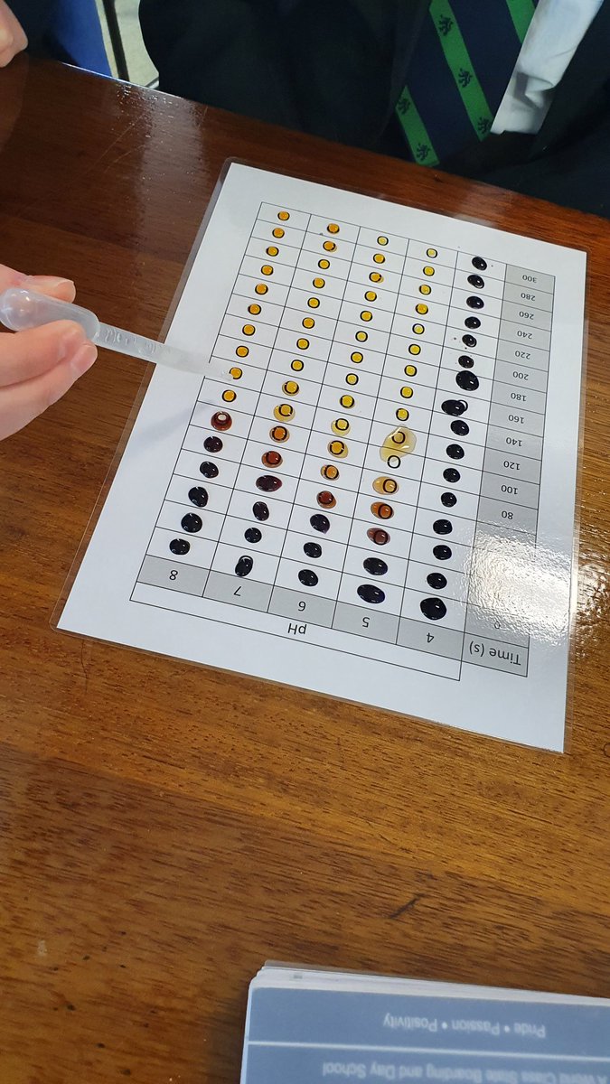 dewhurst_ben's tweet photo. Stolen from someone else (again), but this is the best way to do pH and enzymes. These results were typical of the whole Y9 class 🤩🤩 https://t.co/uT7QGlKhtG