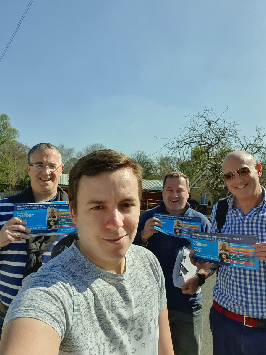 Out with the team in King George and Sunray this morning. Some really positive conversations on the doorstep. Thank you to everyone who took the time to share their views. #ToryCanvass #DemandBetter #VoteConservative