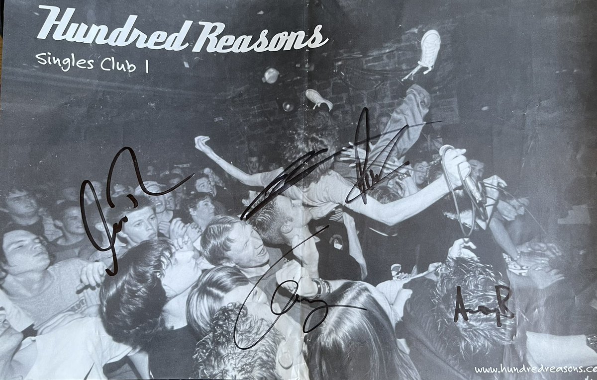 When you clear out old stuff and find some lost treasure...  <a href="/hundredreasons/">Hundred Reasons</a>