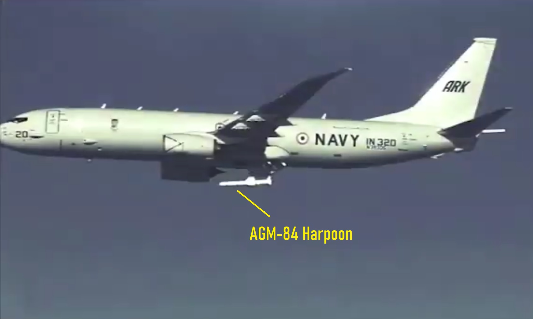 Defence Decode® on X: "Indian Navy P-8i Neptune test firing AGM-84 Harpoon  Anti Ship Missile. https://t.co/iHhA7Dd2vp" / X