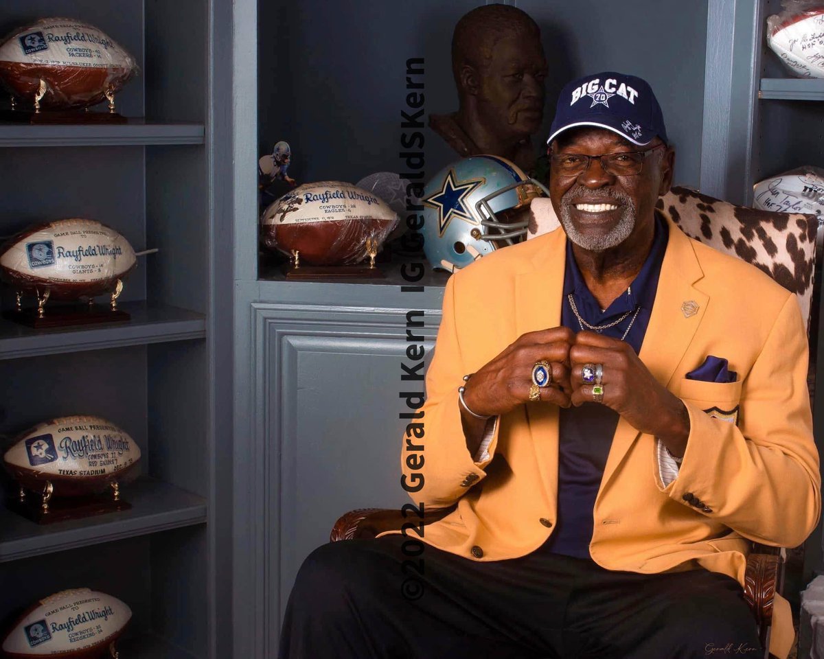 geraldkern's tweet photo. #rayfieldwright my friend,my brother, my wingman over the years. Love you. Big Cat better human being than a football player.The wisdom and guidance you’ve shared with me will forever be part of me. #DallasCowboys @ProFootballHOF @dallascowboys https://t.co/IWAkDTY68J