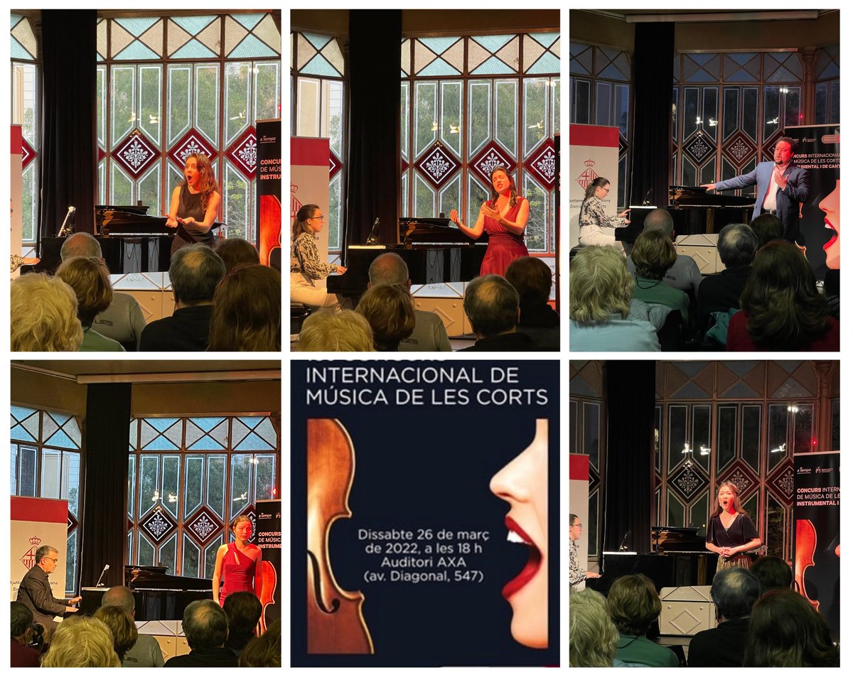 JordiMadd's tweet photo. Felicitats a #MarEsteve mezzo, #AnnaNiebla soprano, #MartaRoca mezzo, @HctorRodrguezV6 tenor de Cuba i a la soprano surcoreana Sang Ah Yoon, finalistes de la 18a ed. #ConcursCIM de @BCN_LesCorts q se celebra avui 18:00 a l‘#AuditoriAxa ToiToiToi! Un plaer formar part del jurat! https://t.co/mEixN7Ifsc