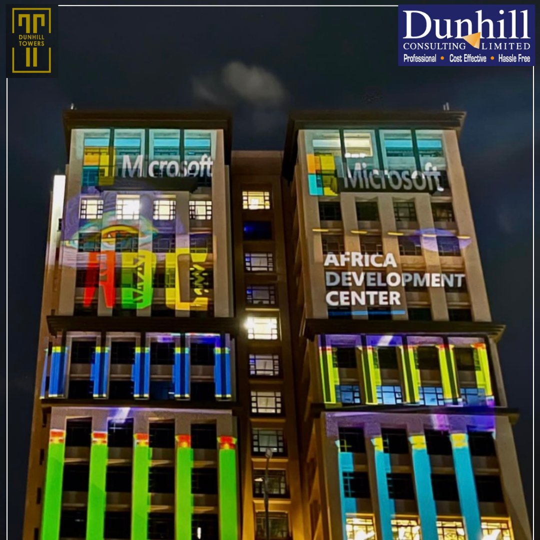 Official launch of the Microsoft Africa Development Center at Dunhill Towers, along Waiyaki Way, Nairobi.

📞0789 386 445 / 0786 386 445 / 0720 911 136

#microsoft #dunhilltowers #dunhillconsulting #waiyakiway #launch #africa #africadevelopmentcenter #nairobi #kenya