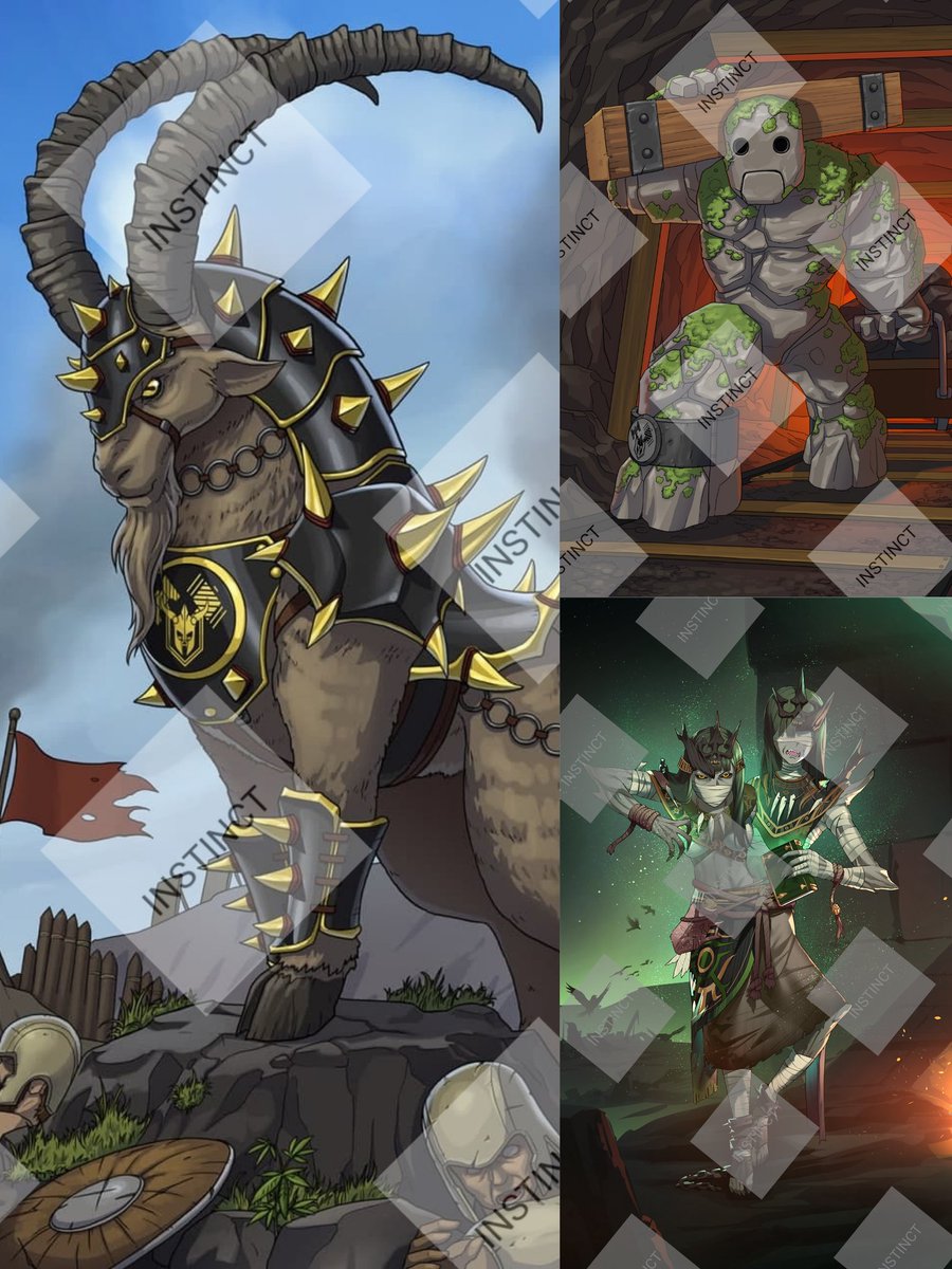 InstinctToken's tweet image. Hey all... Hope your enjoying the weekend, thought we would share a few more upcoming NFT sneak peaks.  Enjoy!!👀
#anime #nftart #instincttoken #TCG