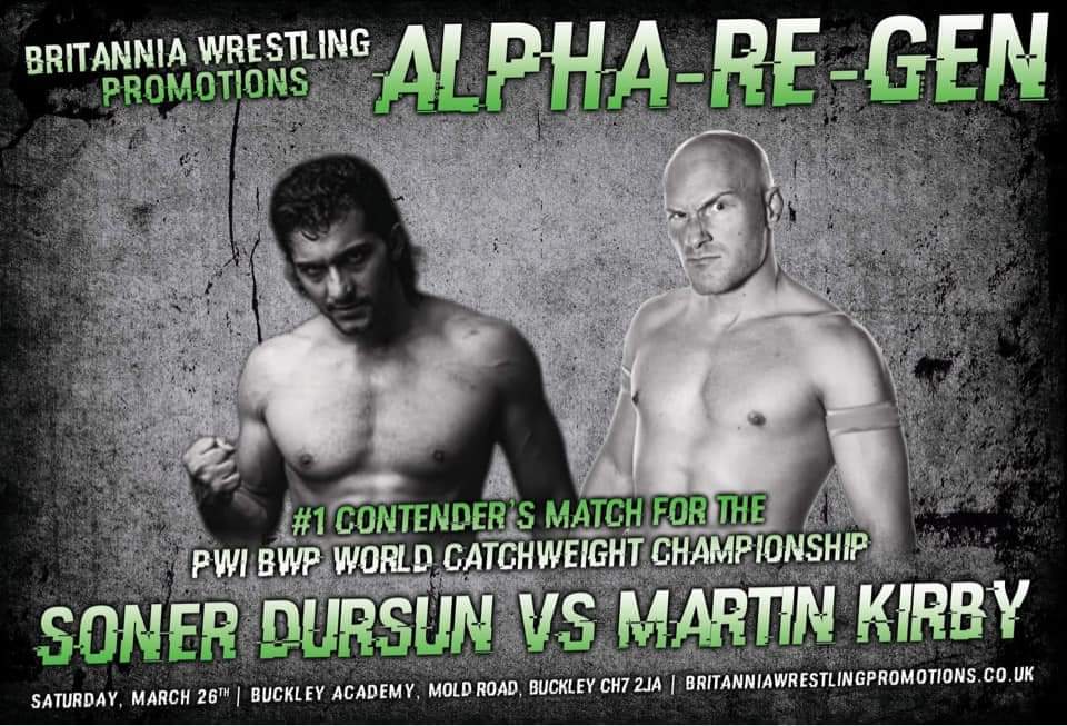 Tonight: @BritWrestle in Buckley. @SonDursun vs myself.👊