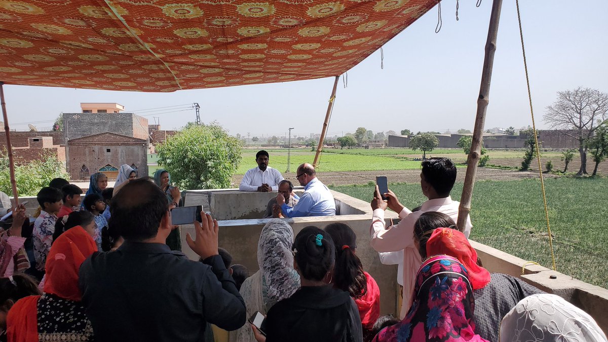Was so blessed to baptized 26 people on the rooftop of a Baptist Church this morning in Punjab, Pakistan. #BelieversBaptism <a href="/ken_pledger/">Ken Pledger</a>