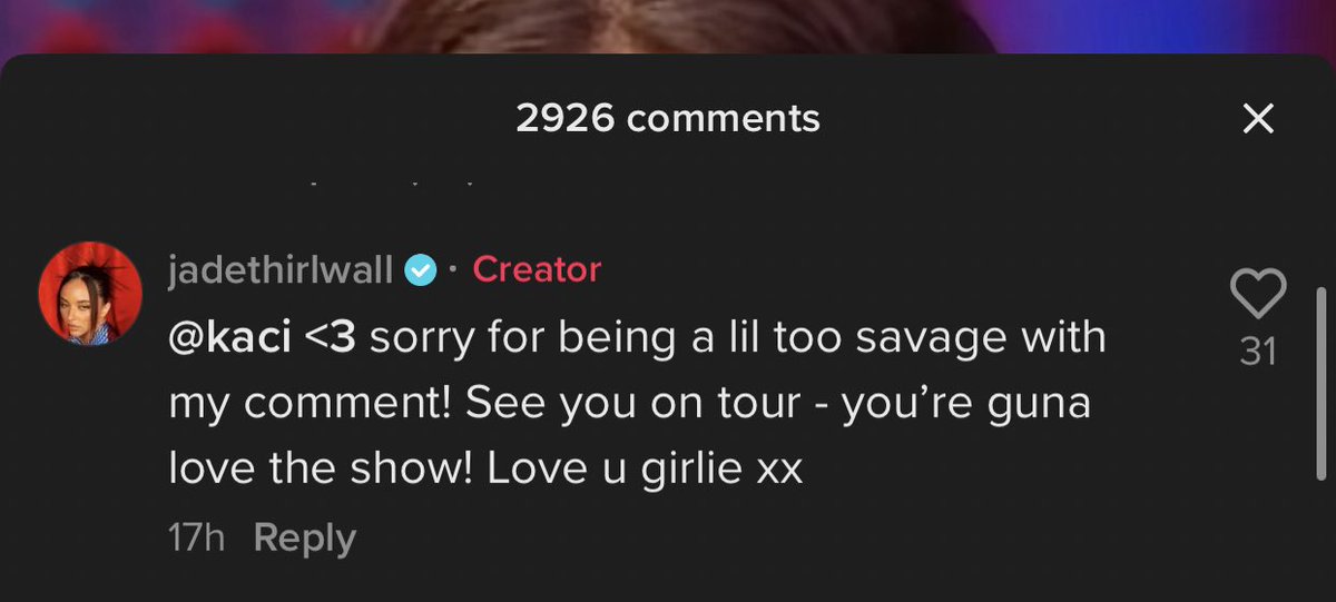 wasabisworld's tweet photo. help jade apologised 😭😭 https://t.co/cDjXOOfH4K