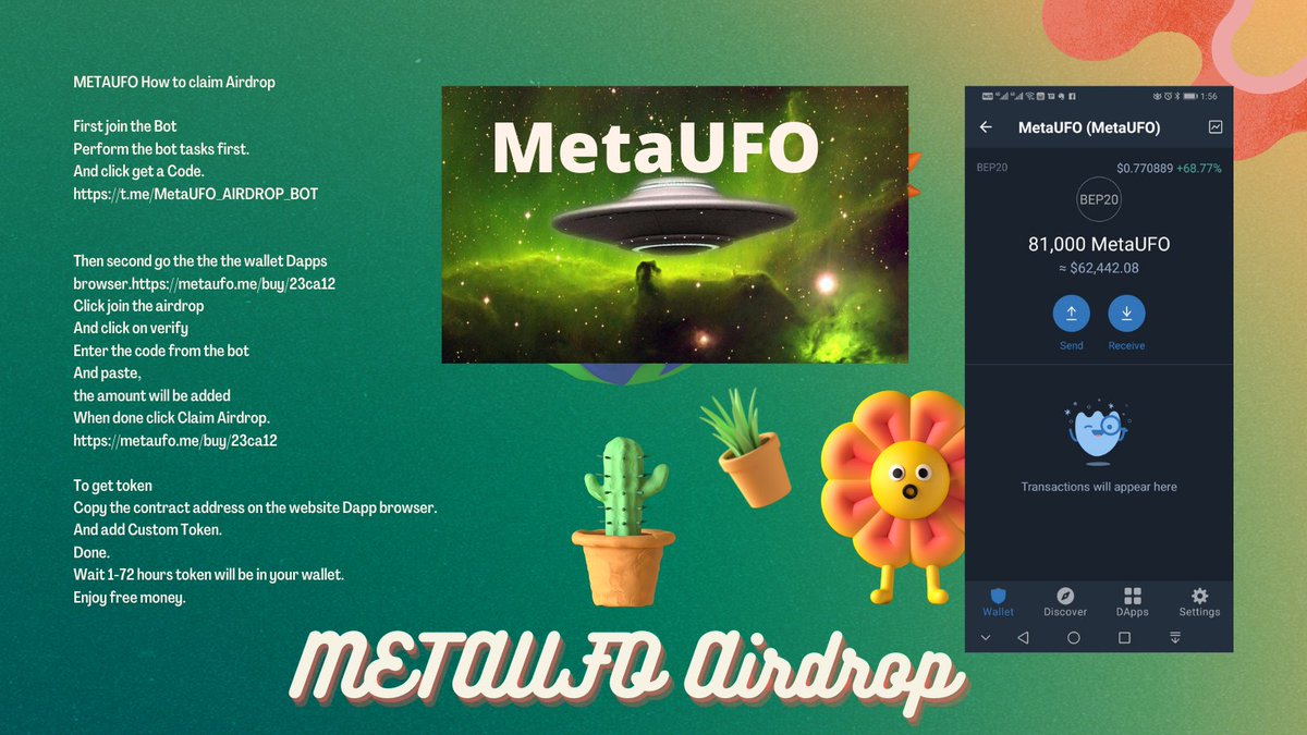 ApstEMEzekiel's tweet photo. Claim 5000 METAUFO 
FIRST do The Bot Tasks
https://t.co/DnqXYmP4Zq
then
https://t.co/IR0PfgVBgR

@APompliano 
@VitalikButerin 
@elonmusk 
@TimDraper 
@DraperRobert 
@SatoshiLite 
@ShibSatoshiWeb3

#Airdrop 
#Metaverse 
#MetaUFO 
#Metagames 
#metaplay https://t.co/mhAma5PMpL https://t.co/m87gIl1QPJ