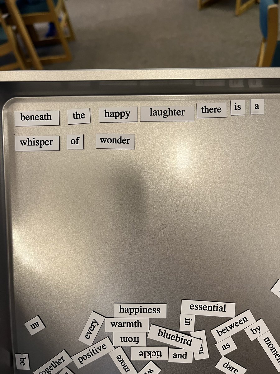 claryfrench's tweet photo. Poetry stations hosted by @heatherbmaguire were the perfect way to head into Spring Break!  #readersmakeleaders @WillistonTigers https://t.co/GcosM7Pllh