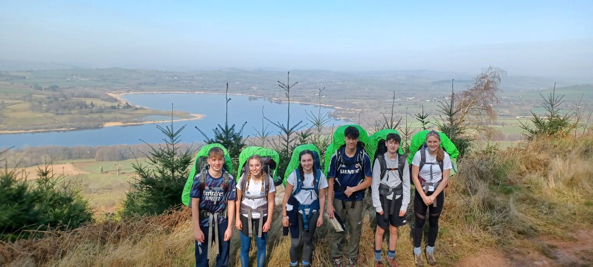 TJCGarnier's tweet photo. A lovely day in mid-Wales for a #DofE Silver Award practice expedition #PangCollAdventure #PangCollTeamwork #PangCollResilience https://t.co/J3UcprXefM