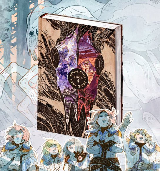 Final 15 hours of the SSSS book 4 Kickstarter: kickstarter.com/projects/hivew…
(Note: if you're unable to get the book(s) through the KS but want a copy in the future, no worries: Hiveworks Comics will add it to their online shop w. the others once the Kickstarter orders are fulfilled.)