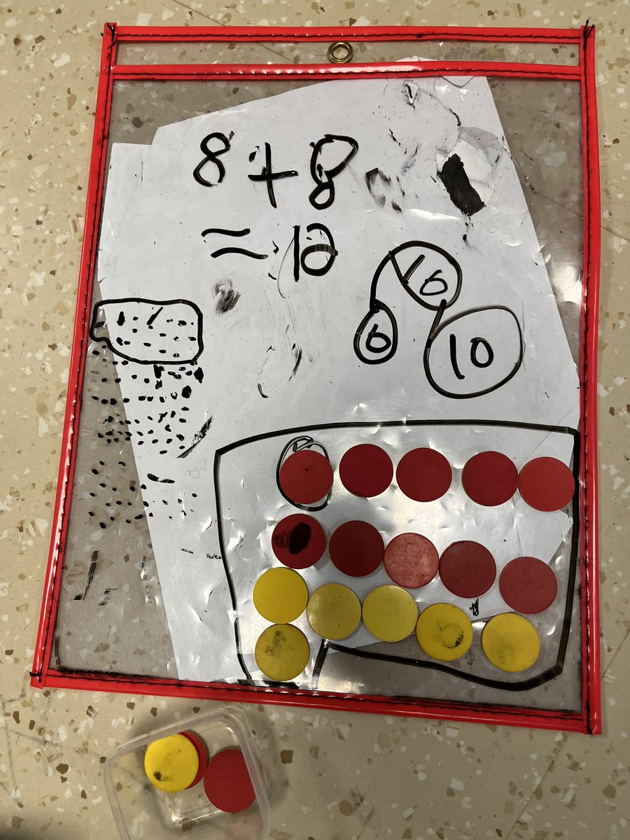 Little1Learning's tweet photo. Kindergartners develop their understanding of teen numbers @SolleyAACPS #growingmathematicians https://t.co/axAYkF4sea