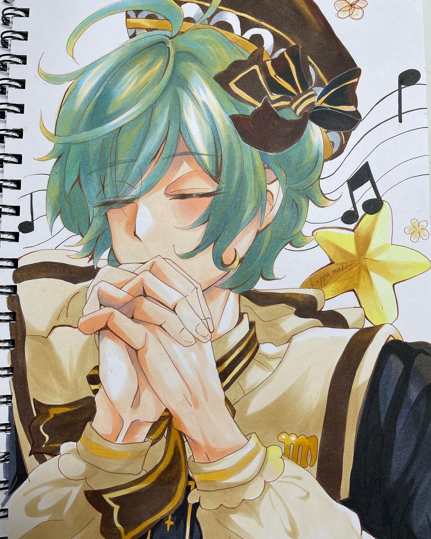 かっぱまき 聖歌隊の深海奏汰 あんスタ 深海奏汰 イラスト アナログイラスト Illustration Ensemblestars T Co Kvd5ljchpp Twitter