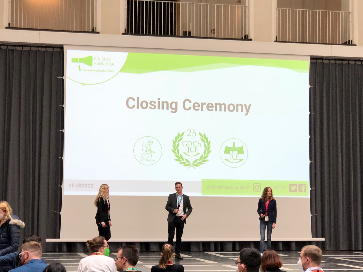 PascalRohrbeck's tweet photo. After a nice panel session the #FJS2022 ended with the closing ceremony. I really enjoyed my stay in Hannover and I would like to say thanks to the whole organization team of @FJS_2022. https://t.co/3rhpvaihjb