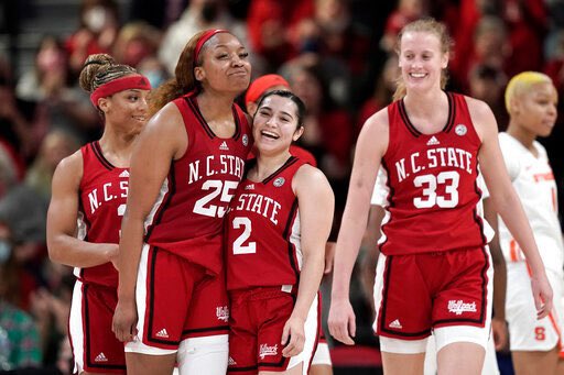 SSN_NCState's tweet photo. WAKE UP, WPN! IT’S A SWEET (16) DAY

(1) 🐺 Vs (5) ☘️
🏀 - 11:30
📺 - ESPN
📍 - Bridgeport, CT

#GoPack #Sweet16 https://t.co/Rortm0SDWY
