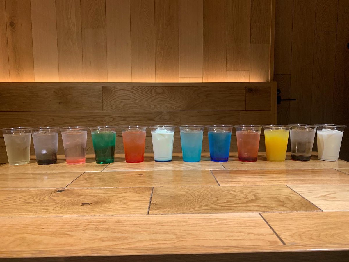 fumielmo1's tweet photo. 12色のキャラクター達🍹
#ツキウタ
#stadiumcafe https://t.co/oITUq3X0rX