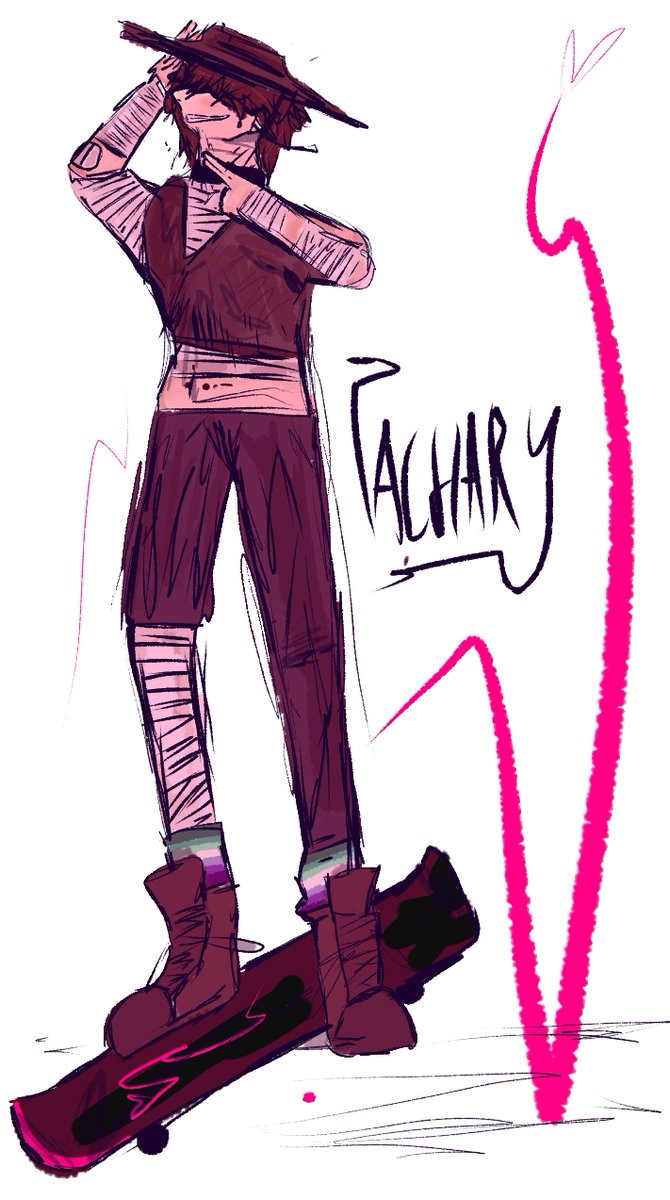 SeNorthern's tweet photo. Wanted to draw Zachary with a skateboard, drew Zachary with a skateboard #OC #ocart https://t.co/sejpfdQ5OE