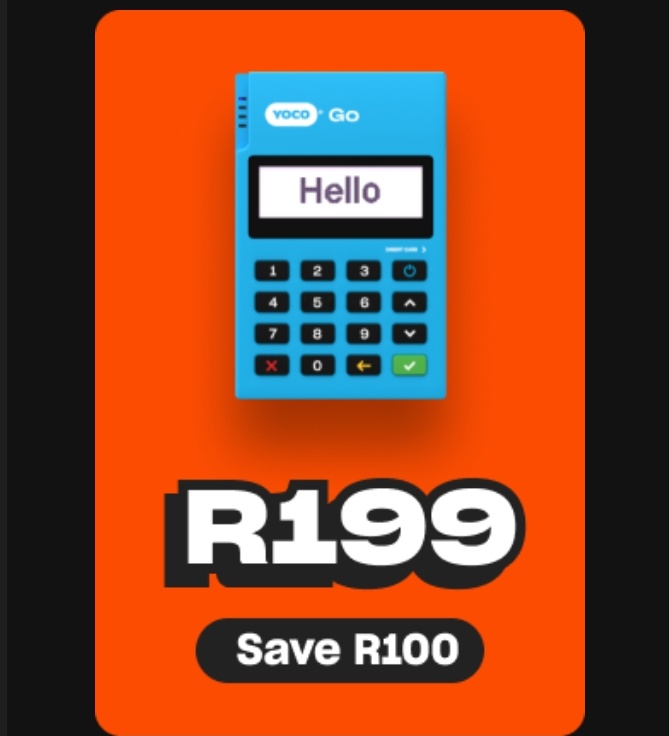 BongsMahlangu_'s tweet photo. 💙SAVE UP TO R200 on card machines 💙

Sign up for a Yoco card machine &amp; earn R500💰 for every successful referral to Yoco

https://t.co/BfdB25ga64

PLUS stand a chance to win your share of R10 000

#RiseTheUnderdog 
#FliptoYoco https://t.co/p3WN4KhHJC