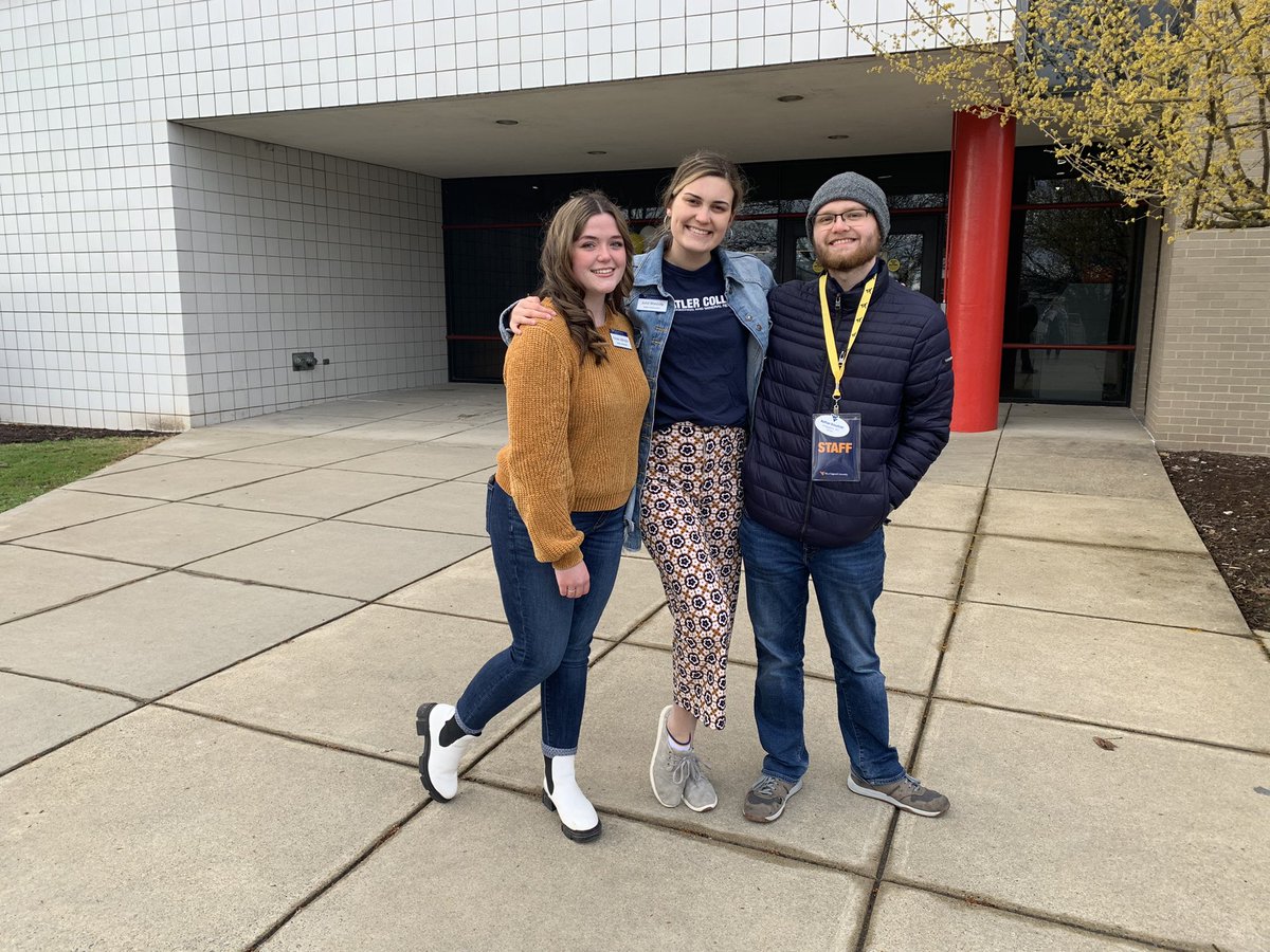 wvustatler's tweet photo. Decide WVU Day is officially under way! Our student volunteers and ambassadors are excited to be here and meet some #FutureMountaineers 💛💙 https://t.co/3MWGMmVQR3