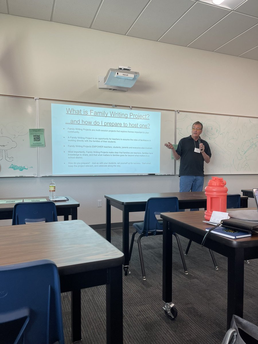 Session Highlight: <a href="/SNWPEducators/">SNWP</a> Teacher Consultants Shawn Kelly and Kim Izumo presented Writing with Families.
