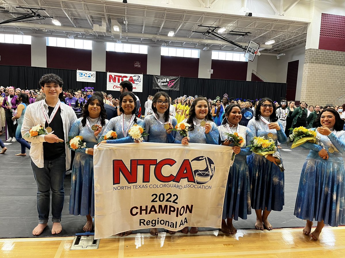Congratulations to our Winter Guard! 1st Place in the NTCA Regional Championships! On to Grand Championships later! #winningatspinning #bestcgintown