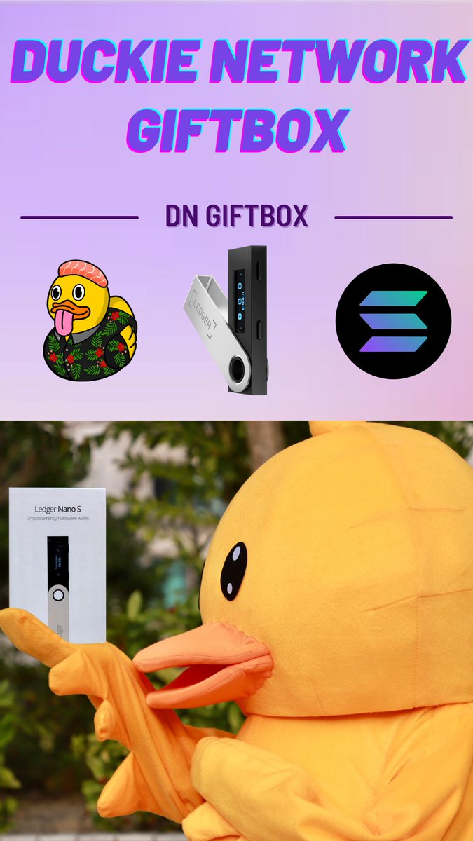 DuckieNetwork's tweet photo. Check out our Discord for a chance to win a Duckie Network Giftbox π
#duckienetwork #NFT #NFTGiveaway #NFTGiveaways https://t.co/8SF2MhnIHk
