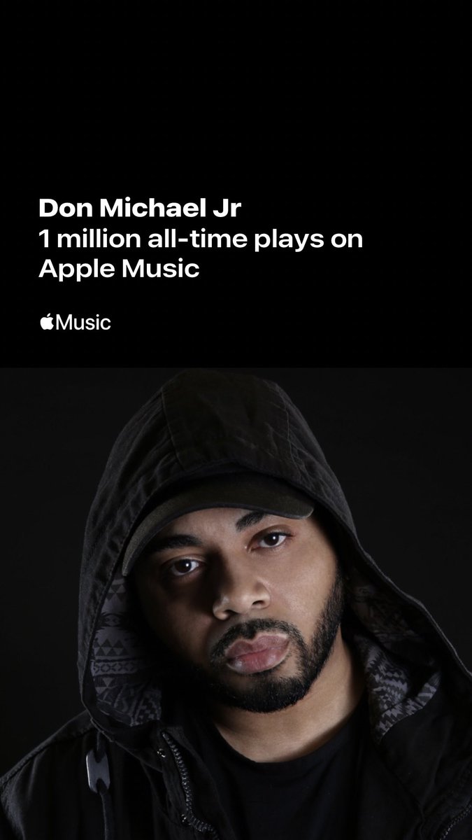 Just hit that 1M today.. I know that’s not a lot to some artist.. but for me.. this means a lot.