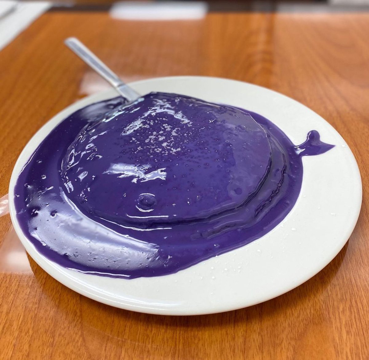 Sweeten your #weekend with Shay's Filipino Cafe's famous #Ube #Pancakes! Stop by for dine-in or order #takeout today from 9am-2:30pm and 4pm-8pm by calling 808-892-1793. PC: @lusciousgrubs #shaysfilipinocafe #waipioshoppingcenter