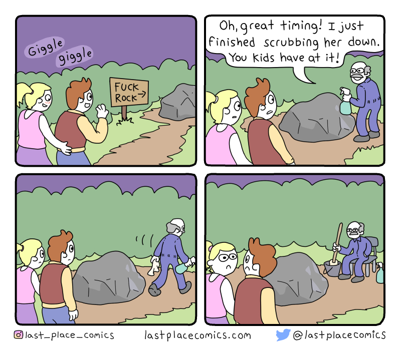 ⛰️Followup comic: Fuck Rock⛰️ 