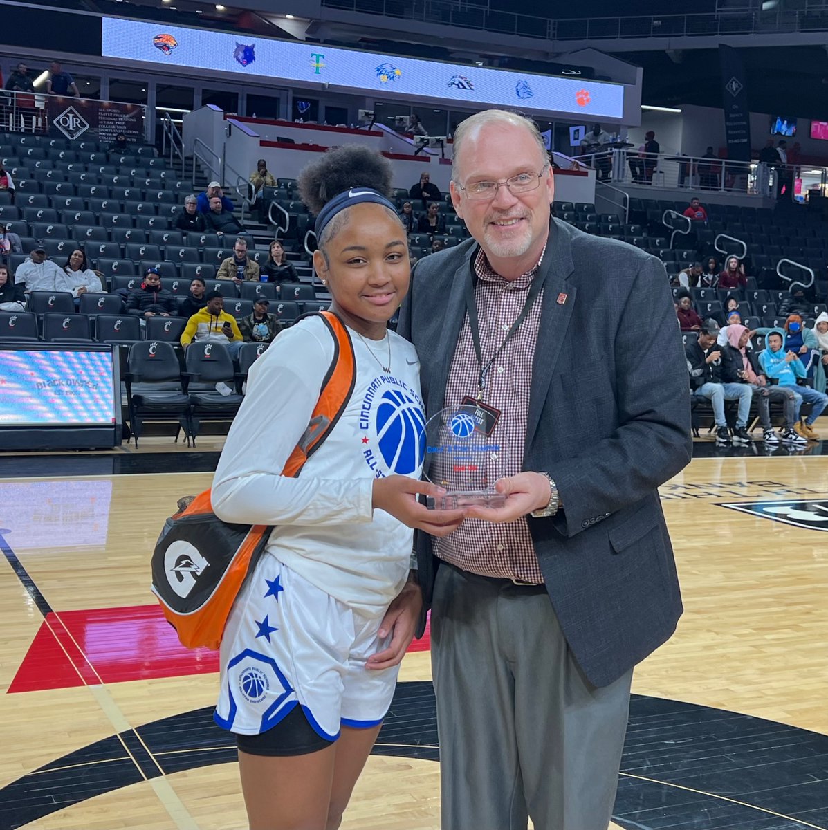 IamCPS's tweet photo. 2022 CPS Girls’ 3-Point Shoot Out Champion, Navia Smith from Shroder H.S.! #IamCPS https://t.co/NBHuG9jJ9c