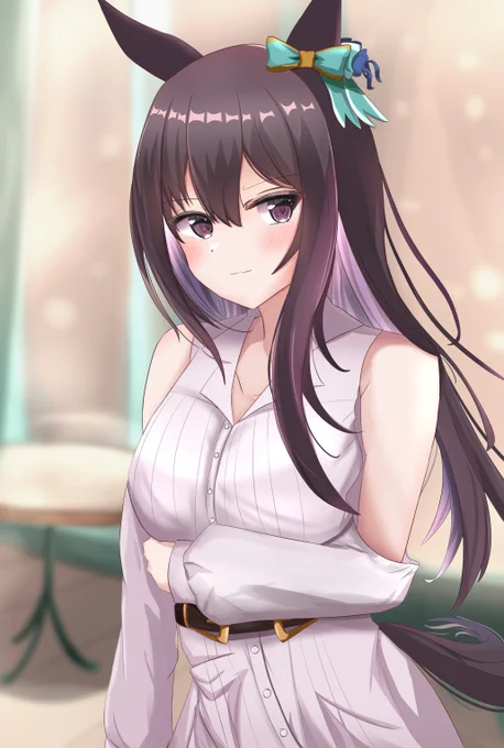 メジロドーベルとデートの待ち合わせ 再掲
#ウマ娘 #メジロドーベル 