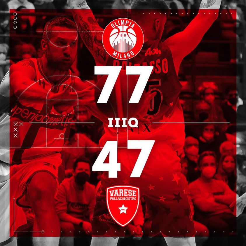 PallVarese's tweet image. Continua il dominio di Milano
#MilVar #NoiSiamoVarese