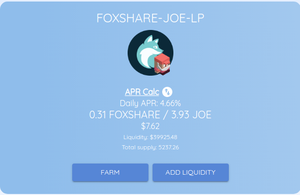 SnowyOwlFinance's tweet photo. Still even a month later, and developing everyday we have some of the highest paying farms in the scene for daily APR.

$FOX and $FOXSHARE both healthy!

More education coming in the near future to break down the complications that new investors find when joining a tomb fork! https://t.co/0AwqqHKHsC