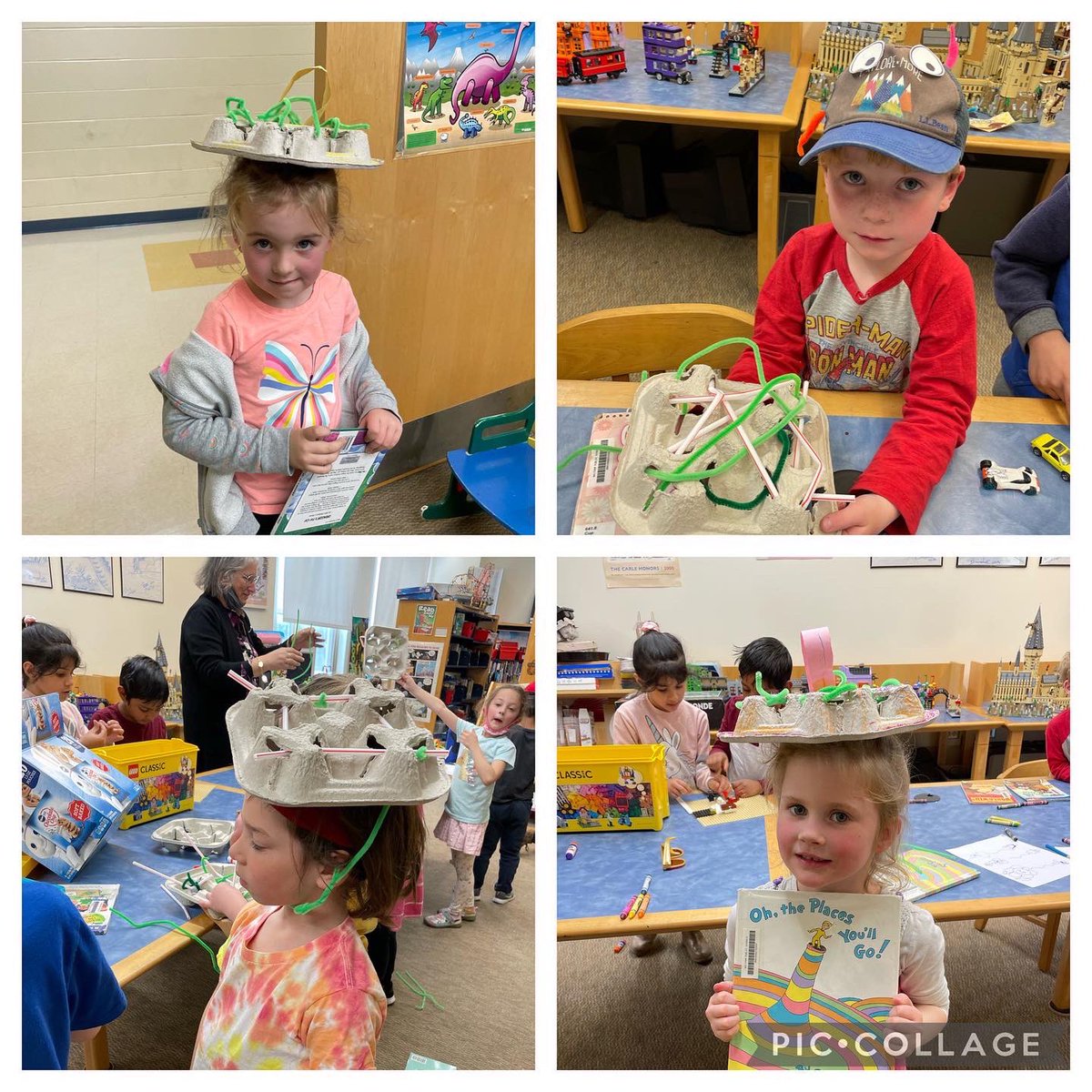 MacALibrary's tweet image. More hats!! @MacArthurEagles @PrincipalKmiec