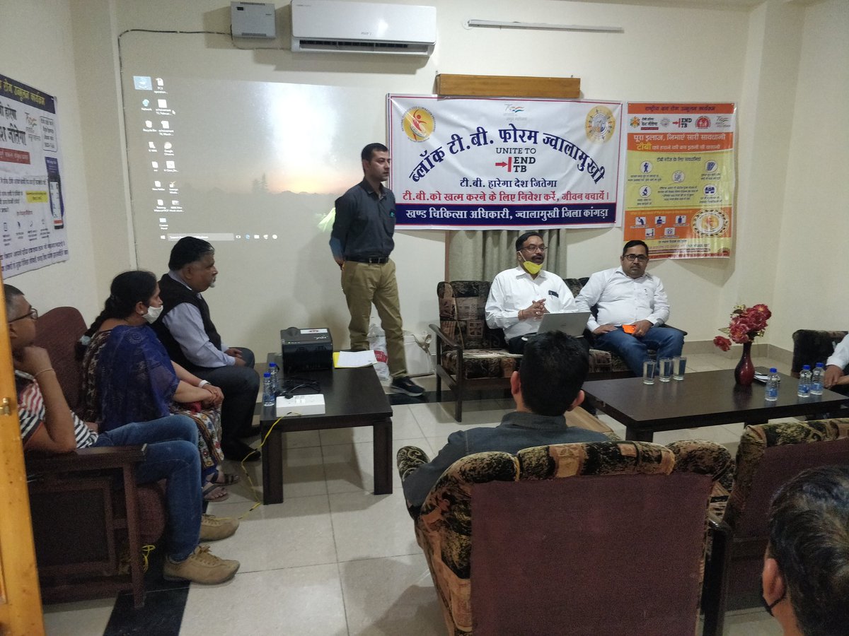 JawTuda's tweet photo. Block jawalamukhi TB Forum committee meeting held  on 26 Mar 22  under the Chairmanship of  SDM jawalamukhi,Member Secretary BMO and other members of committee along with TB champions and patients  of TU Jawakamukhi distt.Kangra H.P. 54kms away from distt. TB H.Q Dharamshala https://t.co/QRmrWqkB2p