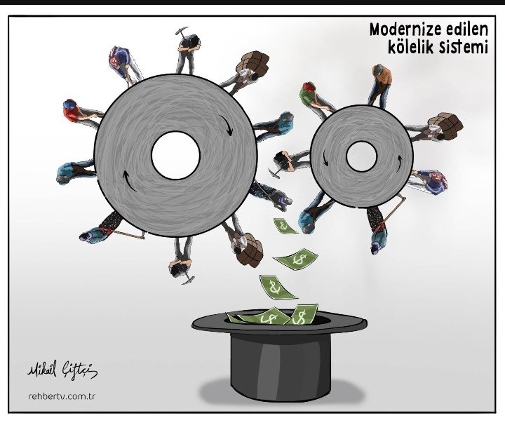 Modernizmin çarkları bir yanda 40 milyon köle üretirken öte yandan, ifsat ediciden sanatçı, karaborsacıdan işadamı, girişimciden vurguncu,  politikacıdan yalancı, ihaleciden çeteci, tefeciden bankacı, gazeteciden iftiracı, profesörden cahil, cahilden de  uzman üretti.